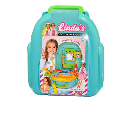 03843 LİNDA NIN DOKTOR SET SIRT ÇANTASI 03843 LİNDA NIN DOKTOR SET SIRT ÇANTASI