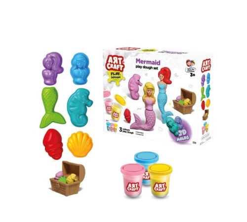 03994 Art Craft Deniz Kızı Hamur Set 168 Gr -Fentoys 03994 Art Craft Deniz Kızı Hamur Set 168 Gr -Fentoys