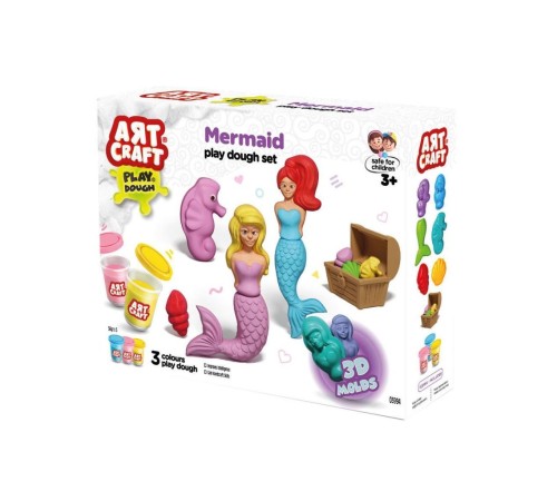 03994 Art Craft Deniz Kızı Hamur Set 168 Gr -Fentoys 03994 Art Craft Deniz Kızı Hamur Set 168 Gr -Fentoys