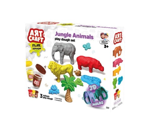 03997 Art Craft Orman Hayvanları Hamur Set 168 Gr -Fentoys 03997 Art Craft Orman Hayvanları Hamur Set 168 Gr -Fentoys