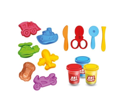 03998 Art Craft Seyahat Araçları Hamur Set 168 Gr -Fentoys 03998 Art Craft Seyahat Araçları Hamur Set 168 Gr -Fentoys