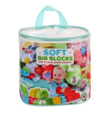 04008 Yumuşak Big Bloklar Çanta 24 Parça -Fentoys