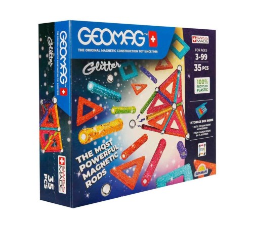 0535 Geomag Glitter Manyetik Zeka Oyunu 35 Parça 0535 Geomag Glitter Manyetik Zeka Oyunu 35 Parça