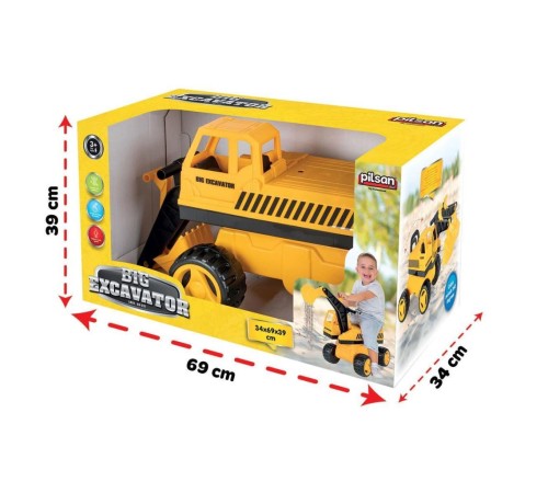 06 207 Big Excavator -Pilsan Oyuncak 06 207 Big Excavator -Pilsan Oyuncak