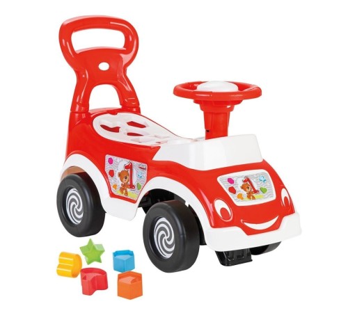 07 828 Smart Baby Ride On Bultaklı İlk Arabam  - Kırmızı