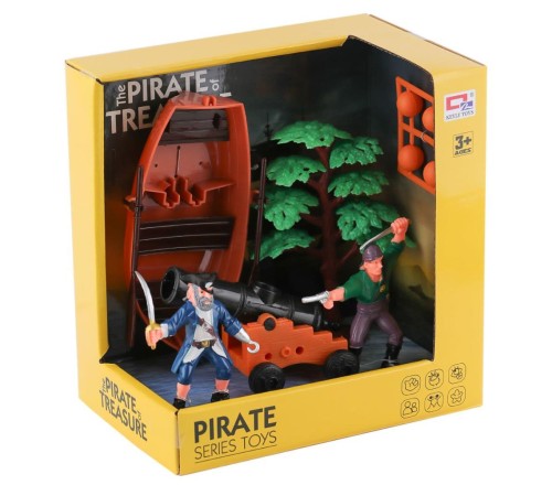 0807-27 Top Atan Kayıklı korsan Seti -Birliktoys 0807-27 Top Atan Kayıklı korsan Seti -Birliktoys