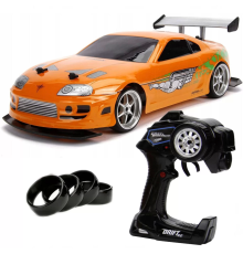 1:10 Fast & Furious 1995 Kumandalı Brian's Toyota Supra Drift Turbo Araba