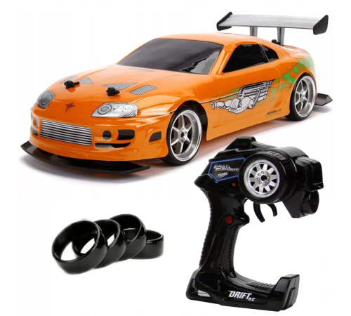 1:10 Fast & Furious 1995 Kumandalı Brian's Toyota Supra Drift Turbo Araba 1:10 Fast & Furious 1995 Kumandalı Brian's Toyota Supra Drift Turbo Araba