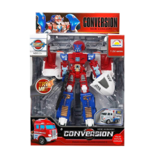 1:24 Sesli ve Işıklı Dönüşebilen Robot 22 cm