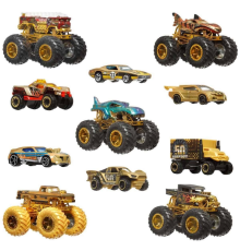 1:64 Hot Wheels Monster Trucks Bigfoot Trophy Şampiyonları Araba ve Kamyonlar