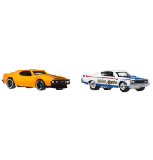 1:64 Hot Wheels Premium Car Culture 2'li 71 Amc Javelin Ve Amc Rebel Machine
