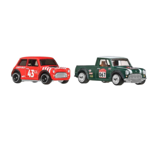 1:64 Hot Wheels Premium Car Culture 2'li Morris Mini Ve 67 Austin Mini Pickup