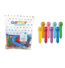 AS-1 Gemar Spiral Balon 100 Adet -Dinamik Oyuncak