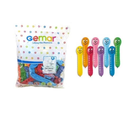 AS-1 Gemar Spiral Balon 100 Adet -Dinamik Oyuncak AS-1 Gemar Spiral Balon 100 Adet -Dinamik Oyuncak