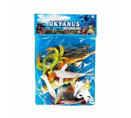 1000713 Okyanus Hayvanları Poşetli 7'li Hayvan Oyun Seti -Sunman 1000713 Okyanus Hayvanları Poşetli 7'li Hayvan Oyun Seti -Sunman