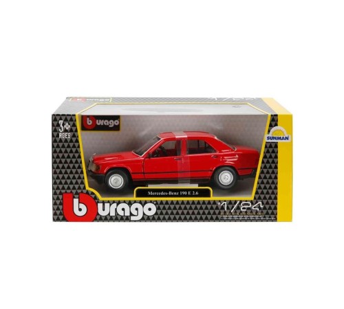 1021103 1:24 Mercedes Benz 1987 190 E Model Araba