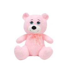 1022P Göbekli Ayı 28 cm Pembe -Selay Oyuncak