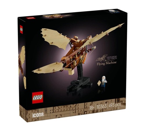 10363 Lego icons - Leonardo da Vincinin Uçan Makinesi 493 parça +18 yaş 10363 Lego icons - Leonardo da Vincinin Uçan Makinesi 493 parça +18 yaş