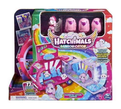 1038215 Hatchimals dönüşen Rainbow Cation karavan
