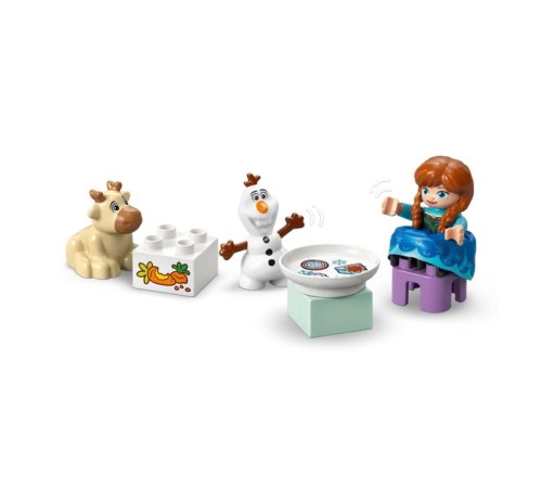10455 Lego Duplo Anna ve Elsa'nın Karlar Ülkesi Şato Partisi 54 parça +2 yaş