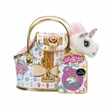 10873 Cutekins Taşıma Çantalı Peluş Unicorn Lou Lou -Sunman