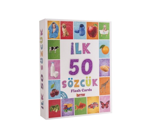 1161 Flash Cards İlk 50 Sözcük -DıyToy 1161 Flash Cards İlk 50 Sözcük -DıyToy
