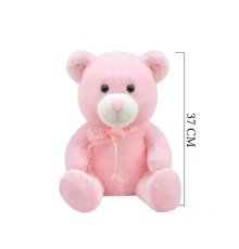 1178P Selay, Oturan Ayı 37 cm Pembe