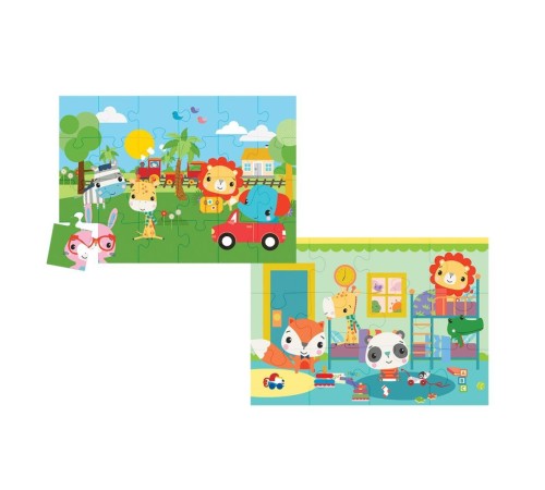 13406 KS Fisher-Price Baby Puzzle - Railway & Bedtime / 12+24 Parça Puzzle / +4 yaş 13406 KS Fisher-Price Baby Puzzle - Railway & Bedtime / 12+24 Parça Puzzle / +4 yaş