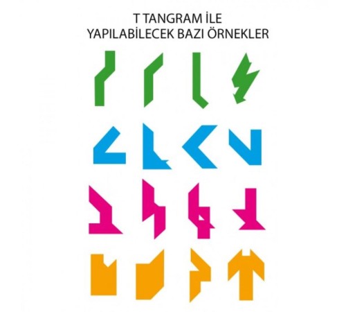 1431 Redka, T Tangram 4 Parça 1431 Redka, T Tangram 4 Parça