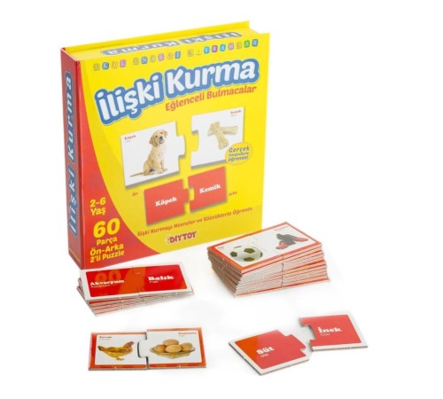 1437 DıyToy, Eğlenceli Bulmacalar - İlişki Kurma / 2-6 yaş 1437 DıyToy, Eğlenceli Bulmacalar - İlişki Kurma / 2-6 yaş