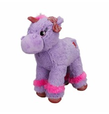 1511 Unicorn Renkli Peluş At 28 cm