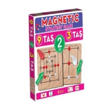 1531549 Manyetik Strateji Oyunları 9 Taş+3 Taş -Dıytoy