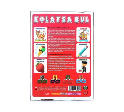 1631550 Kolaysa Bul Tahmin Etme Oyunu -Dıytoy