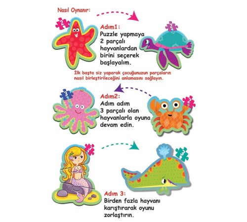 1710 BABY PUZZLE BENİM İLK PUZZLEM DENİZ CANLILARI 1710 BABY PUZZLE BENİM İLK PUZZLEM DENİZ CANLILARI