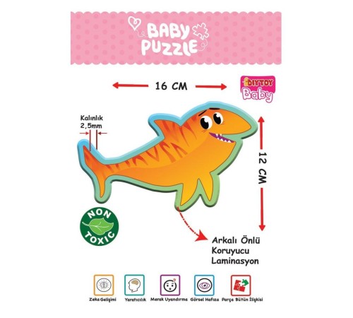 1710 BABY PUZZLE BENİM İLK PUZZLEM DENİZ CANLILARI 1710 BABY PUZZLE BENİM İLK PUZZLEM DENİZ CANLILARI