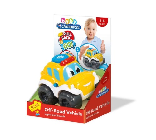 17178 Baby Clementoni - Arazi Aracı 1-4 yaş 17178 Baby Clementoni - Arazi Aracı 1-4 yaş