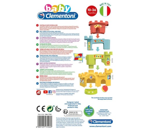 17226 Baby Clementoni - Renkli Kale 10-36 ay 17226 Baby Clementoni - Renkli Kale 10-36 ay