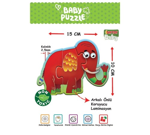 1727 BABY PUZZLE BENİM İLK PUZZLEM ORMAN HAYVANLARI 1727 BABY PUZZLE BENİM İLK PUZZLEM ORMAN HAYVANLARI