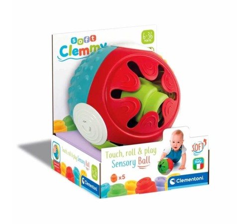 17689 Soft Clemmy - Yumuşak Blok Duyusal Top 5 parça 6-36 ay 17689 Soft Clemmy - Yumuşak Blok Duyusal Top 5 parça 6-36 ay