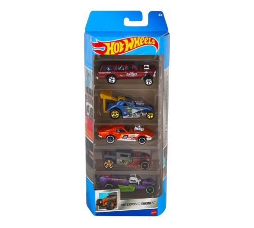 1806 Hot Wheels Beşli Araba Seti