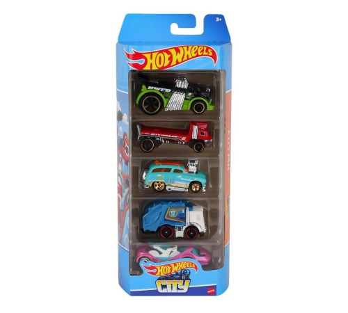 1806 Hot Wheels Beşli Araba Seti