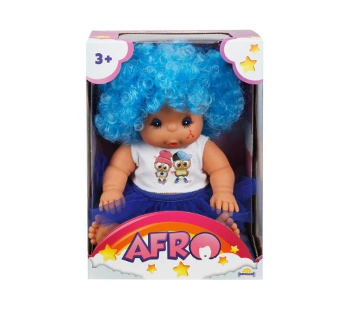20040 Afro Kıvırcık Saçlı Bebek 23 cm -Sunman