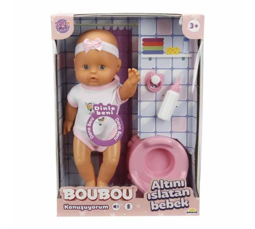 2030121 Sunman, Boubou Altını Islatan ve Konuşan Bebek Seti 30 cm 2030121 Sunman, Boubou Altını Islatan ve Konuşan Bebek Seti 30 cm