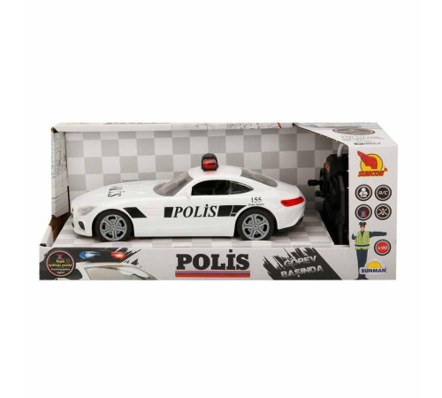 20357 Uzaktan Kumandalı Suncon Işıklı Polis Arabası 21 cm 20357 Uzaktan Kumandalı Suncon Işıklı Polis Arabası 21 cm