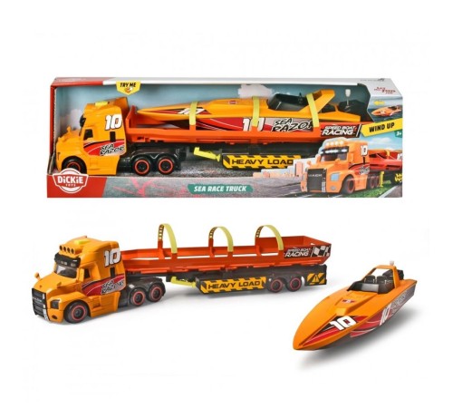 203747009 Dickie, Deniz Yarışı Kamyonu 41 cm 203747009 Dickie, Deniz Yarışı Kamyonu 41 cm