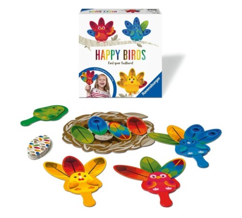 206155 Happy Birds -Ravensburger 206155 Happy Birds -Ravensburger