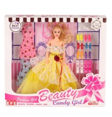 207 Ayakkabı Setli Candy Girl Bebek -Efe Toys