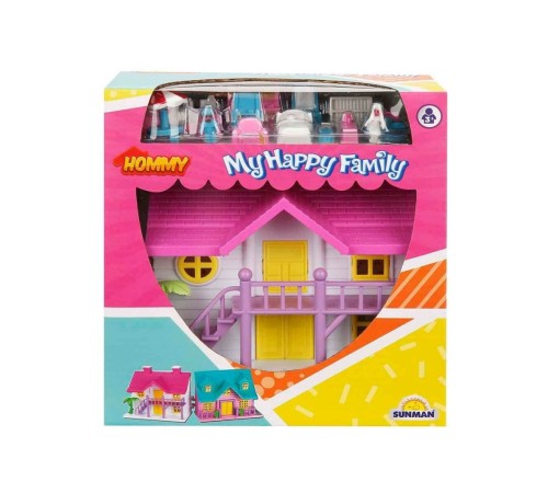 2080 Happy Family Villa Oyun Seti 18 Parça