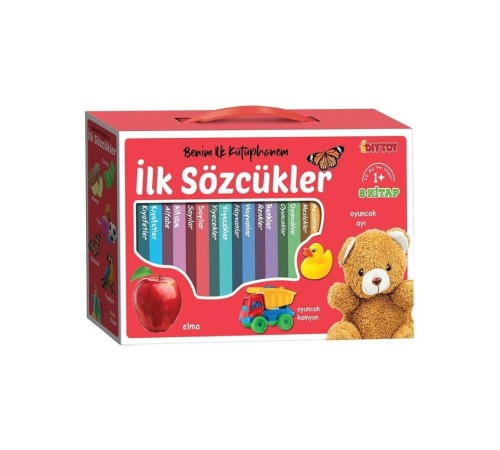 2090 Dıytoy, İlk Kütüphanem-İlk Sözcükler 8'Li Mini Kitap Seti 2090 Dıytoy, İlk Kütüphanem-İlk Sözcükler 8'Li Mini Kitap Seti