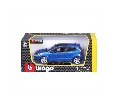 21059 Burago 1:24 Volkswagen Polo GTI Mark 5 Model Araba 21059 Burago 1:24 Volkswagen Polo GTI Mark 5 Model Araba